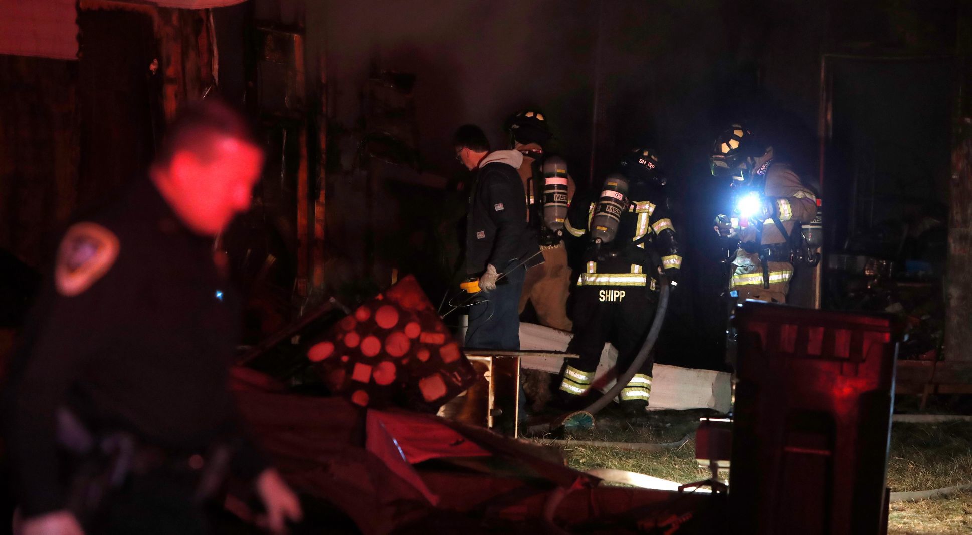 Lockwood fire involves trailer, transformer